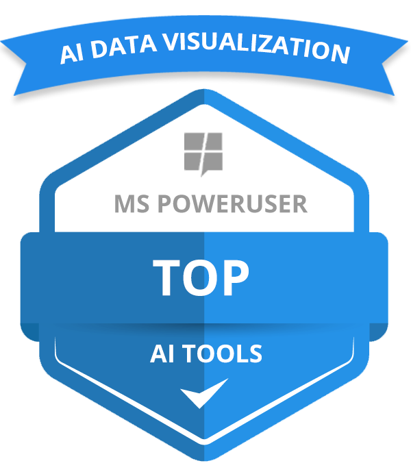 MS Poweruser Ranked #4 in AI for Data Visualization
