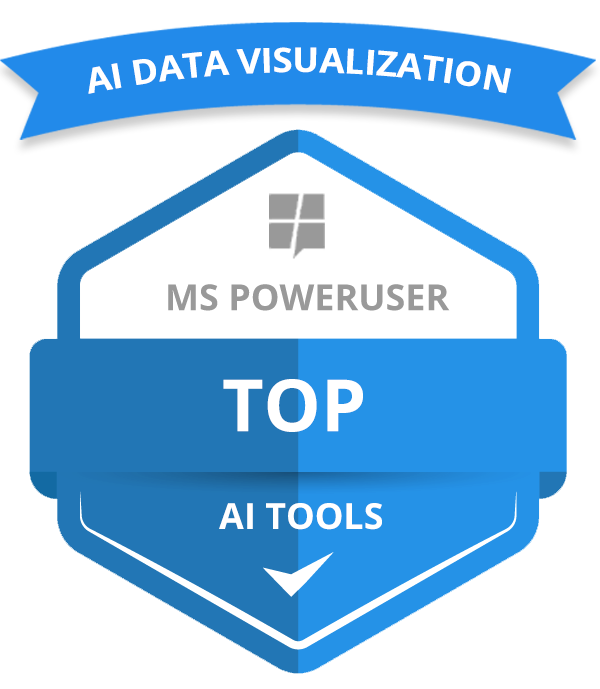 MS Poweruser Ranked #4 in AI for Data Visualization